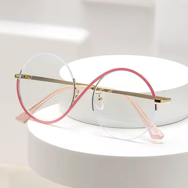 Lunettes Photochromique cartier couleur bleu ciel doré modele femme papillon