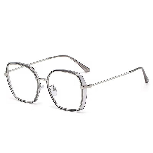 Lunettes Photochromique couleur noir doré modele mixte ovale