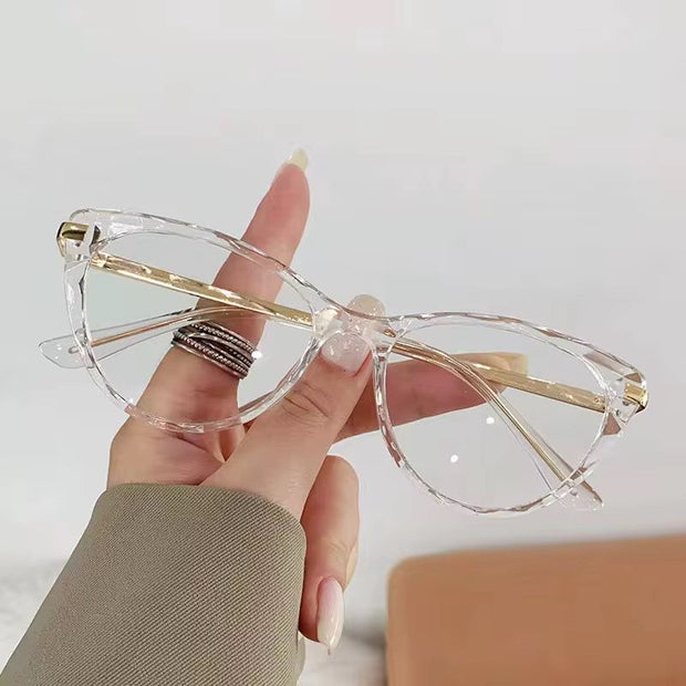 Lunettes Photochromique couleur blanc  modele femme oeil de chat