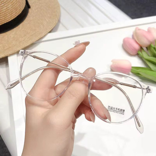 Photochromique couleur blanc transparent  modele rond mixte