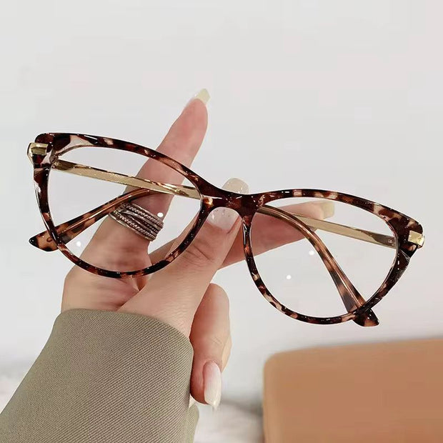 Lunettes Photochromique couleur leopard modele femme oeil de chat