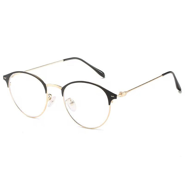lunettes photochromic-couleur-doré noir rond