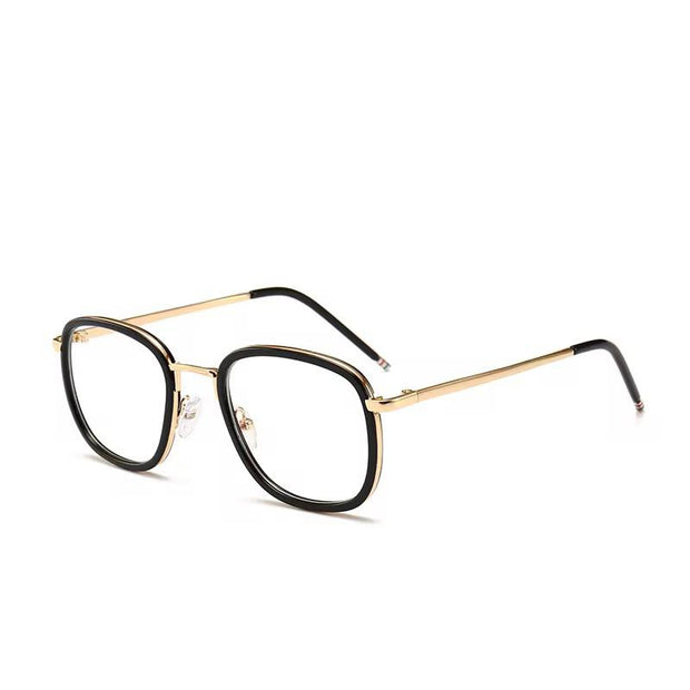 Lunettes Photochromique couleur bleue transparent  modele mixte polygone