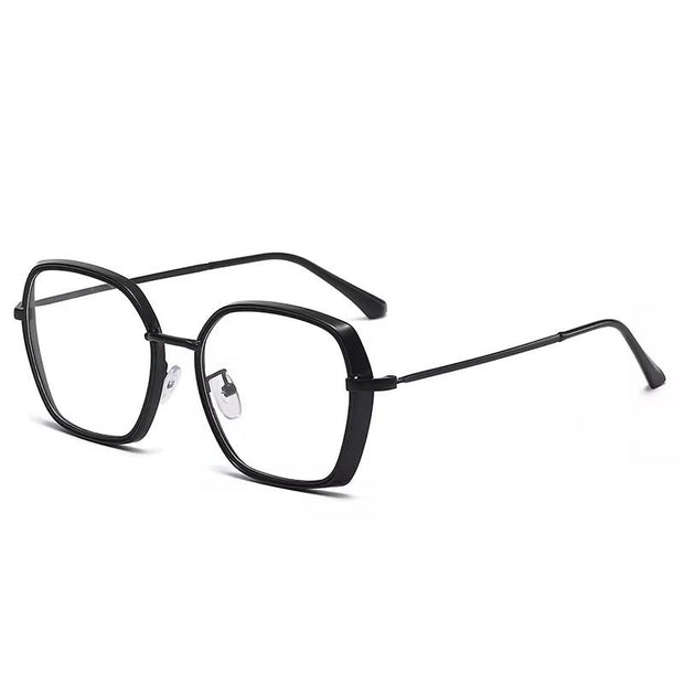 Lunettes Photochromique couleur blanc cassé  modele mixte carré ovale