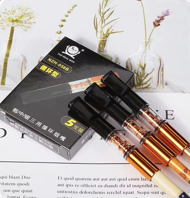 Filtres de Cigarette Anti-Goudron Anti-Nicotine Lavables et Réutilisables